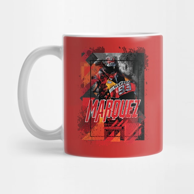 Marc Marquez 93 Superbike Grunge Design by CGD